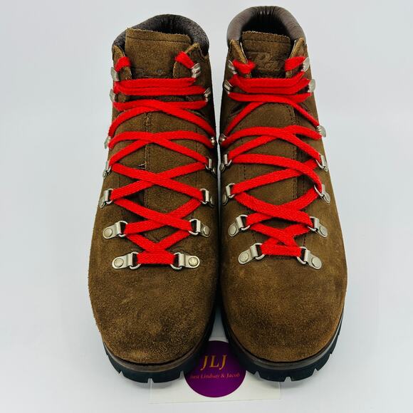 Raichle Men\'s Vintage Brown Leather Hiking Mountain Boots Size 9 *SEE PHOTOS* main image 14